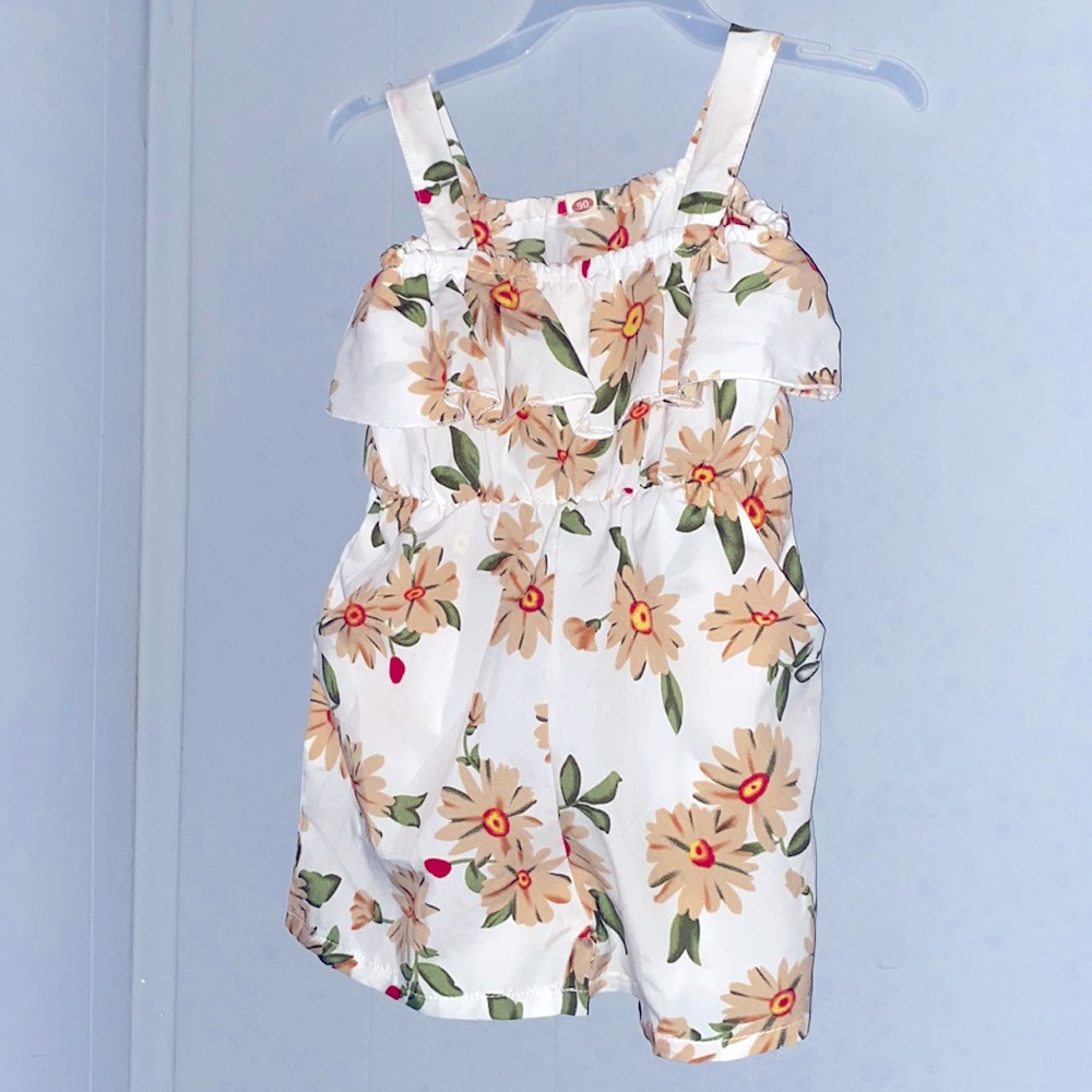 Toddler ruffle romper